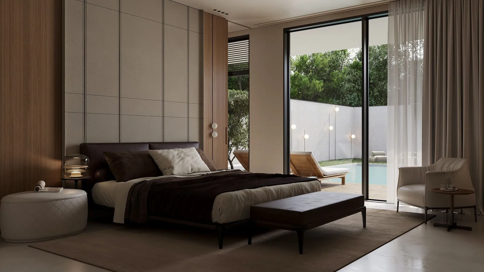 Master bedroom, alternate view